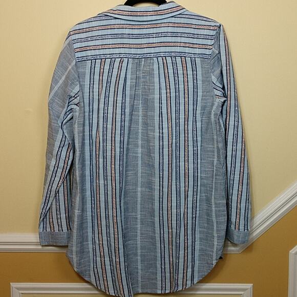 Soft Surroundings Aruba Blue Tunic size Medium - Picture 4 of 7